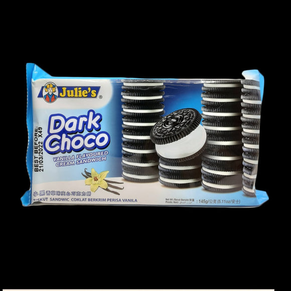 Julie's Dark Choco Cream Sandwich 145Gx1