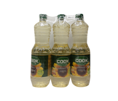 Cook Sunflower Oil 1 Liter x 3