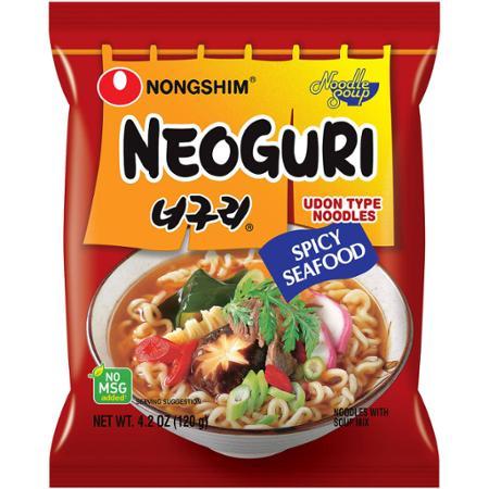NONG SHIM Neoguri Seafood Spicy Noodle 120g