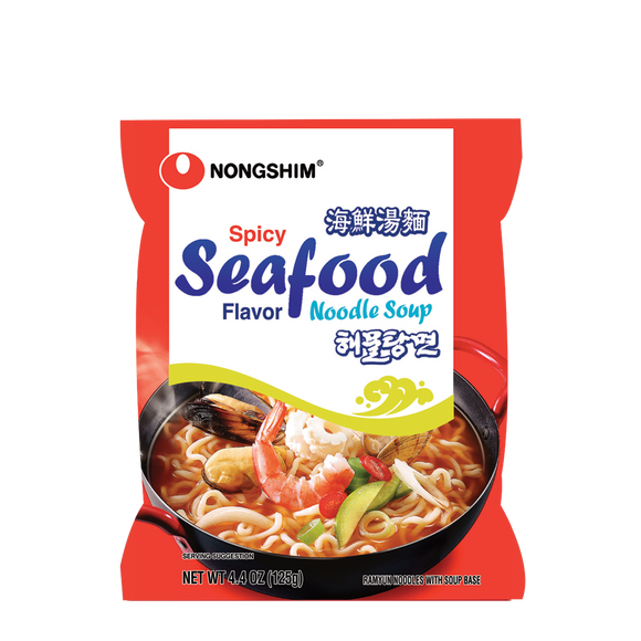 NONG SHIM Seafood Ramyun Spicy Noodle 125g