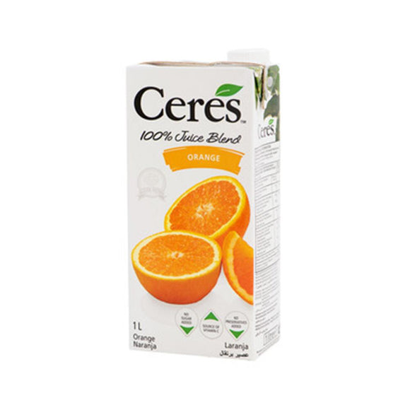Ceres 100% Fruit Juice Orange 1Ltr