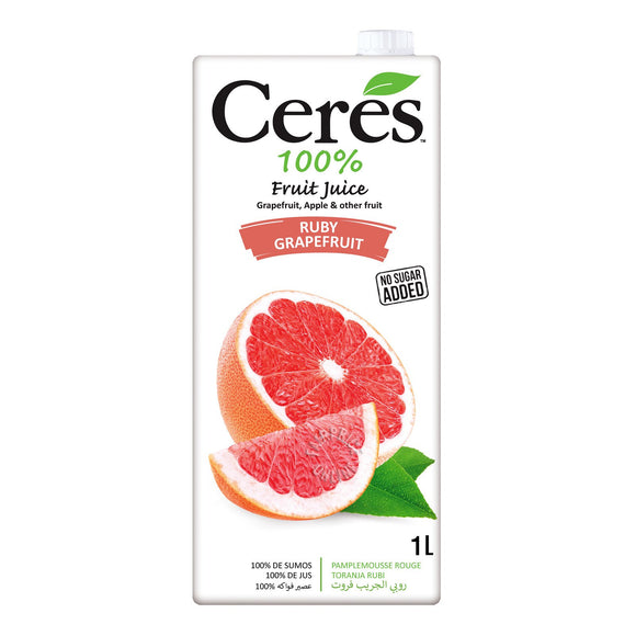 Ceres 100% Fruit Juice Ruby grapefruit 1Ltr