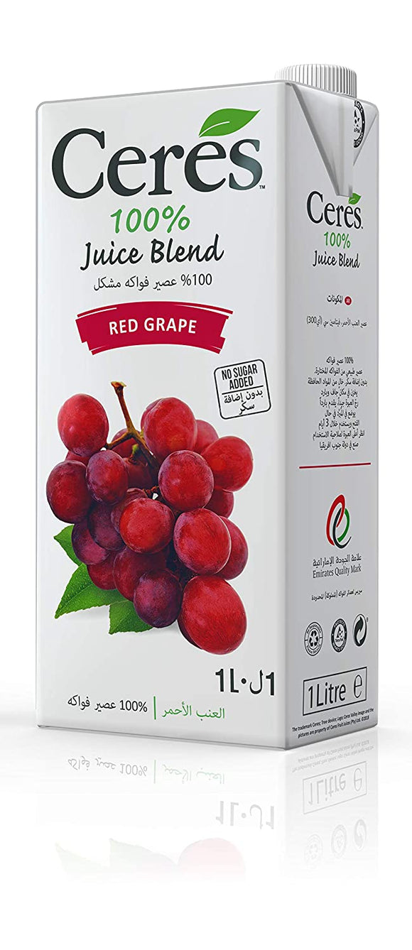 Ceres 100% Fruit Juice Red grape 1Ltr