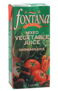Fontana Fruit Juice Mixed Vegetable 1Ltr