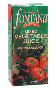 Fontana Fruit Juice Mixed Vegetable 1Ltr