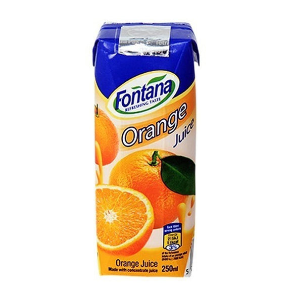 Fontana Fruit Juice Orange 250Ml