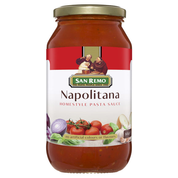 San Remo Pasta Sauce Napolitana 500g