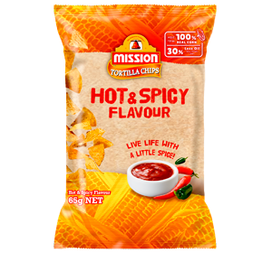 Mission Tortilla Hot&Spicy Fried Chips 65g