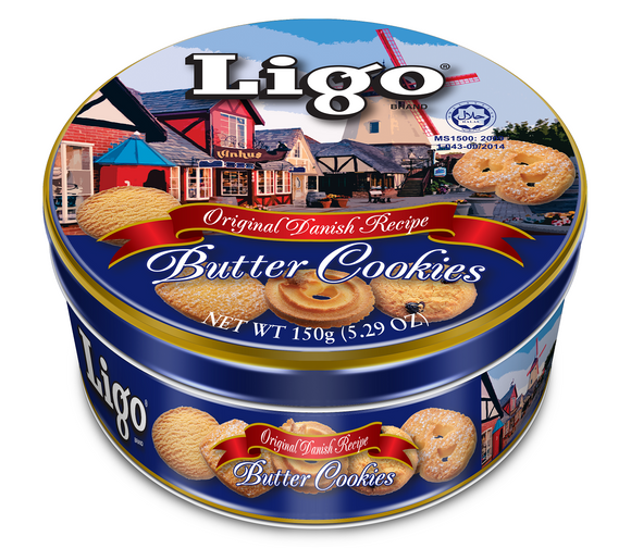 Ligo Original Danish Recipe Butter Cookies 150g