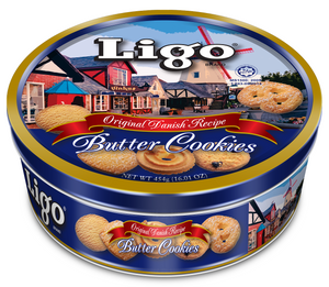 Ligo Original Danish Recipe Butter Cookies 454g