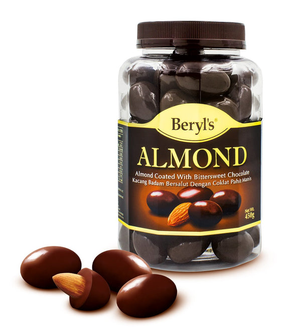 Beryl'S Almond Coated Bittersweet Chocolate 450g