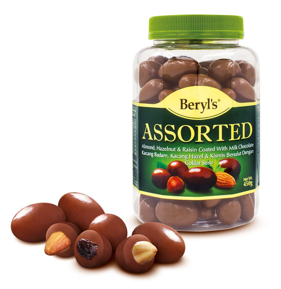 Beryl'S Asst Coated Milk Chocolate 500g/450g