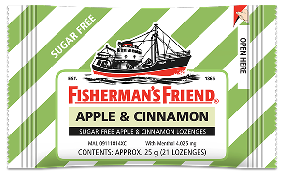 Fisherman'S Friend Sugar Free Apple & Cinnamon Lozenges 25g