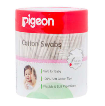 Pigeon Cotton Swads 100 pcs (Paper Stem)