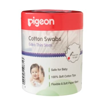 Pigeon  Cotton Swabs Extra Thin Stem (200 Pcs)