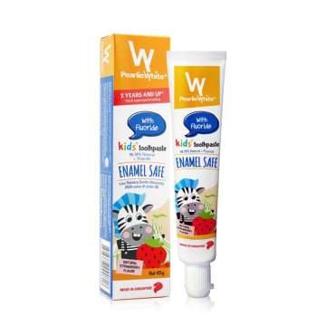 Pearlie White Strawberry Toothpaste With Fluoride (2 + Ages)
