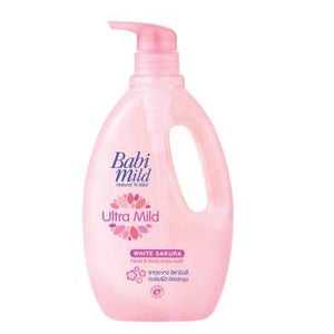 Babi Mild Head & Body Bath White Sakura (850 ml)