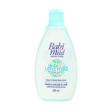 Babi Mild Ultra Mild, Head & Baby Bath, (200 ml)