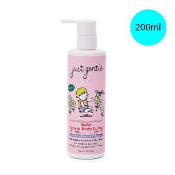 Just Gentle, Baby Face & Body Lotion, Lavender Scent , 0 months+, 200 ml