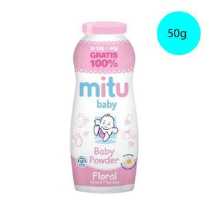 Mitu Baby Powder Bottle Pink (50 g)