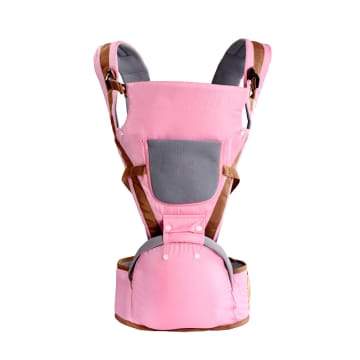 Baby Lab Baby Carrier & Hip Seat, (4 color-Pink, Brown, Light Blue, Red Brown), 25 Kg.