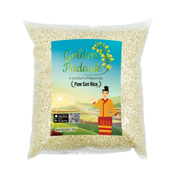 Golden Padauk Paw San Rice 2kg