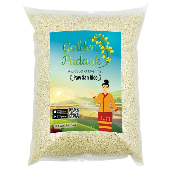 Golden Padauk Paw San Rice 5kg