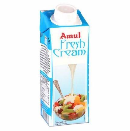 Amul Fresh Cream-Tetra Pack 200g