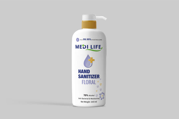 Medi Life Hand Sanitizer - Floral 340 mL