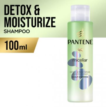 Pantene Micellar Detox & Moisturize Shampoo 100ml