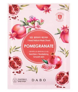 Dabo I Need Nature Mask Sheet 23mL(Pomegranate)