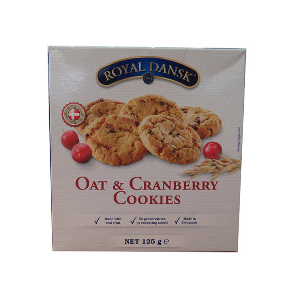 Royal Dansk Oat & Cranberry Cookies