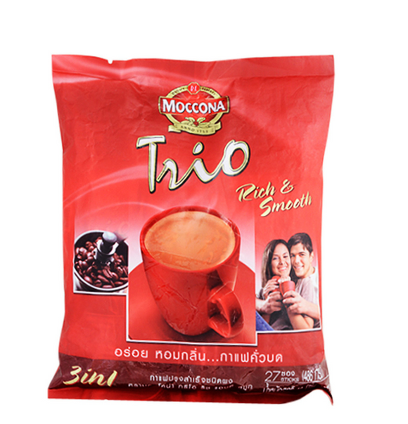 Moccona Trio 3 In 1 Coffee Mix Rich & Smooth 486 Grams