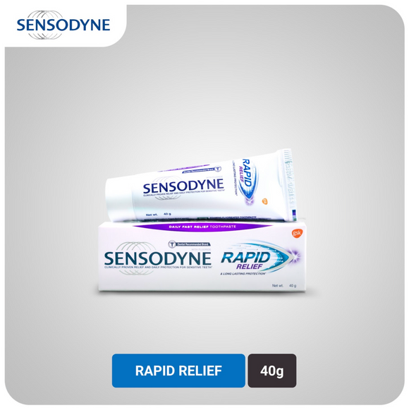 Sensodyne Rapid Relief Daily Fast Relief Toothpaste With Fluoride -40g