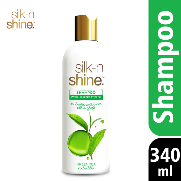 Shampoo With Hair Treatment (green Tea) 340 mL