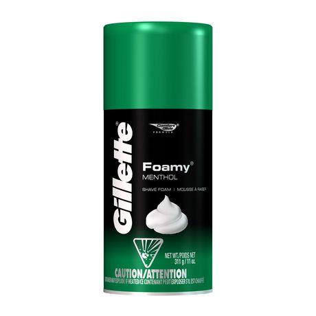 Gillette Shaving Foamy Menthol-175gm