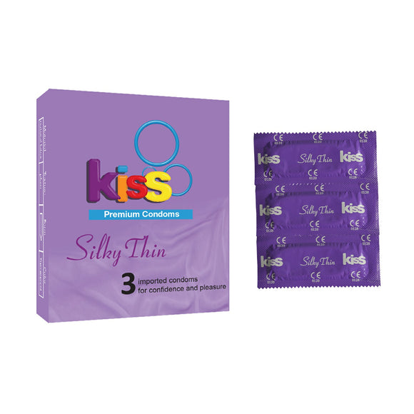 Kiss Silky Thin Premium Condom X 12 Packs