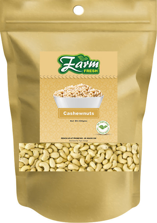 Farm Fresh Cashewnuts 100 gm - Export Quality