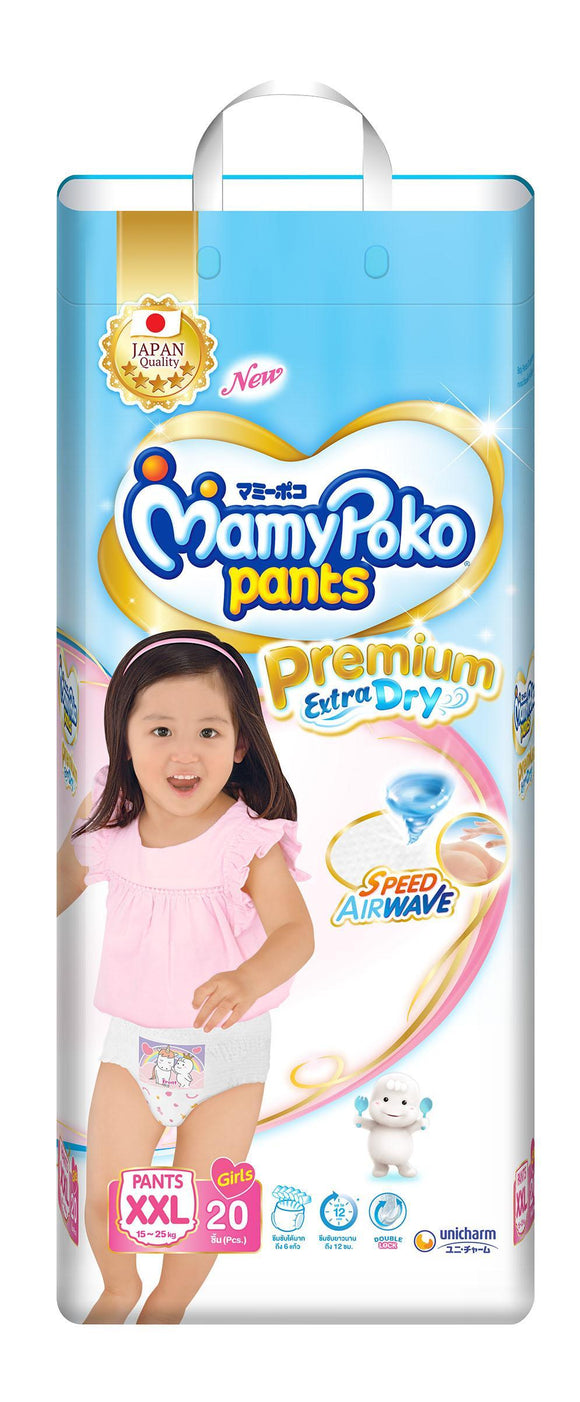 Mamy Poko Premium Pant Jumbo (Xxl-20) Girl