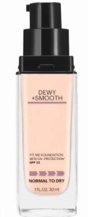 Maybelline Dewy+Smooth Fit Me Foundation Spf23 30mL