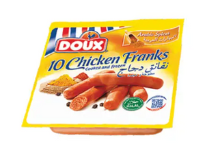 Doux Chicken Franks Arabic Spices 340g France