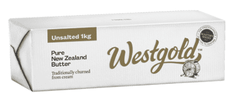 Westgold Pure Butter (Unsalted)1Kg New Zaeland