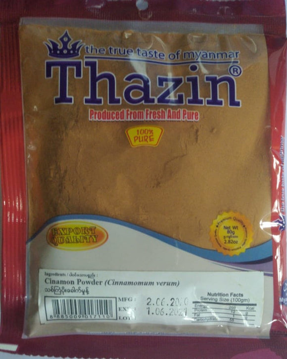 Thazin Fresh And Pure Cinnamon Powder - 80g - GoodZay