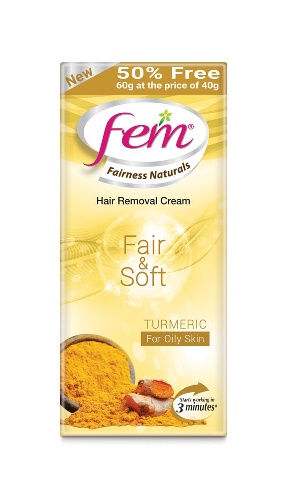 Fem Turmeric Hair Removal Cream - 60g