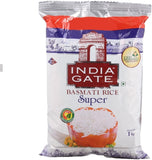 Indiagate Basmati Rice Super - 5Kg