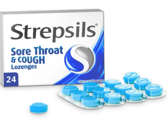 Strepsils throat irritation & cough