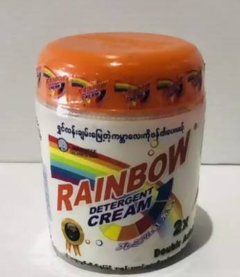 Rainbow Detergent Cream 400Gm (Blue)